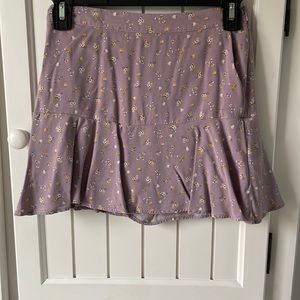 Hollister Flower Print Ultra High-Rise Womens Mini Skirt